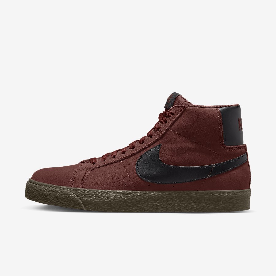 Giày Nike SB Zoom Blazer Mid Nữ Nâu Đỏ